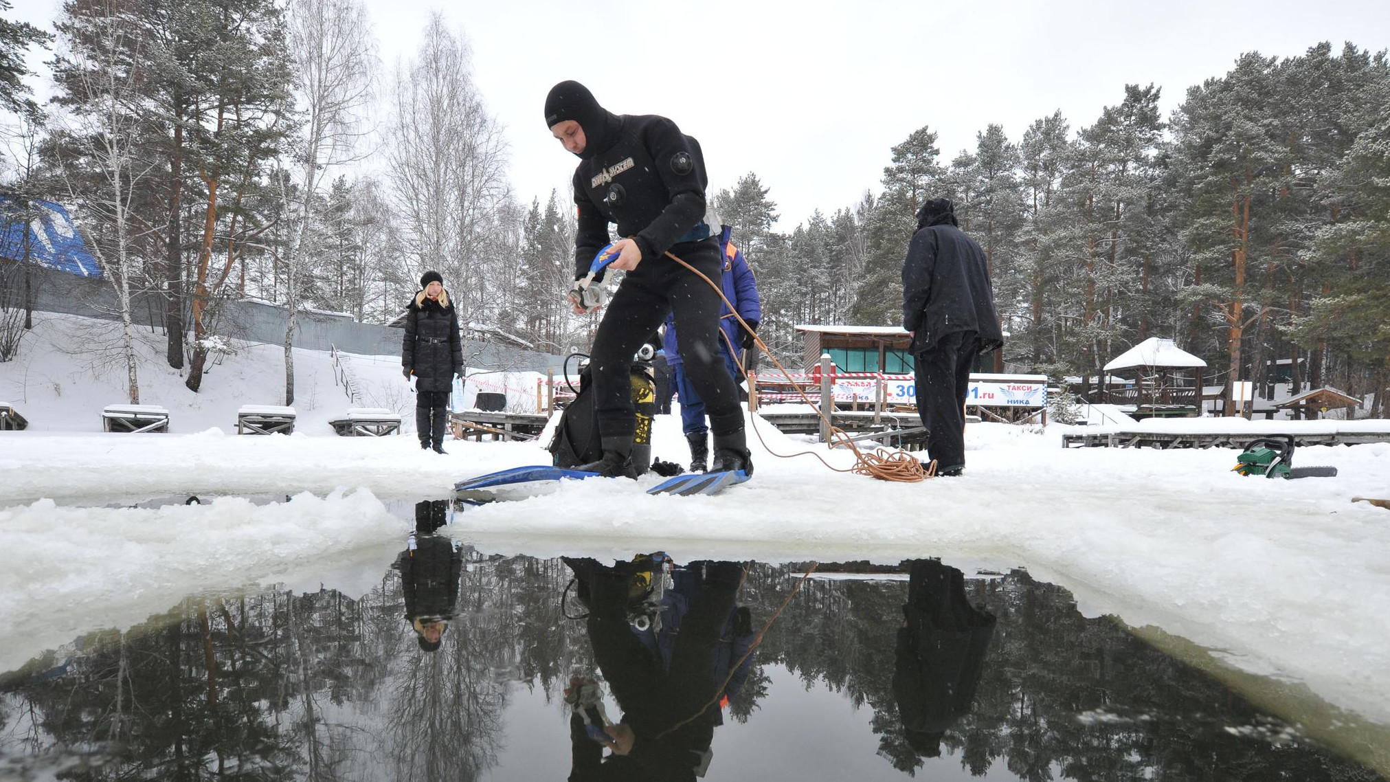 Спасатели обследовали водоемы перед Крещением на Кубани