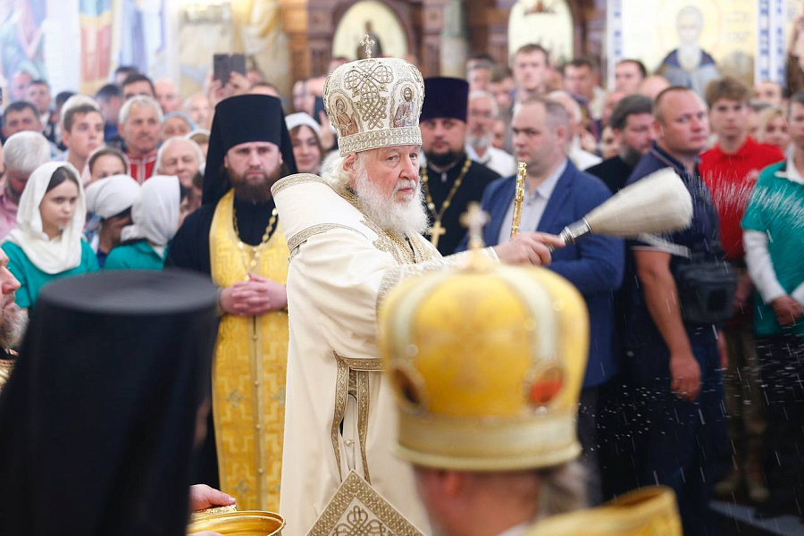 Патриарх Кирилл провел освящение храма святого равноапостольного князя Владимира в Анапе