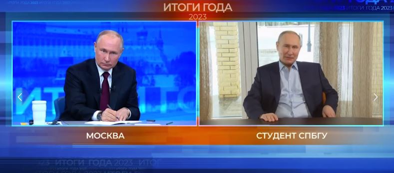 Владимир Путин ответил на вопрос своего двойника