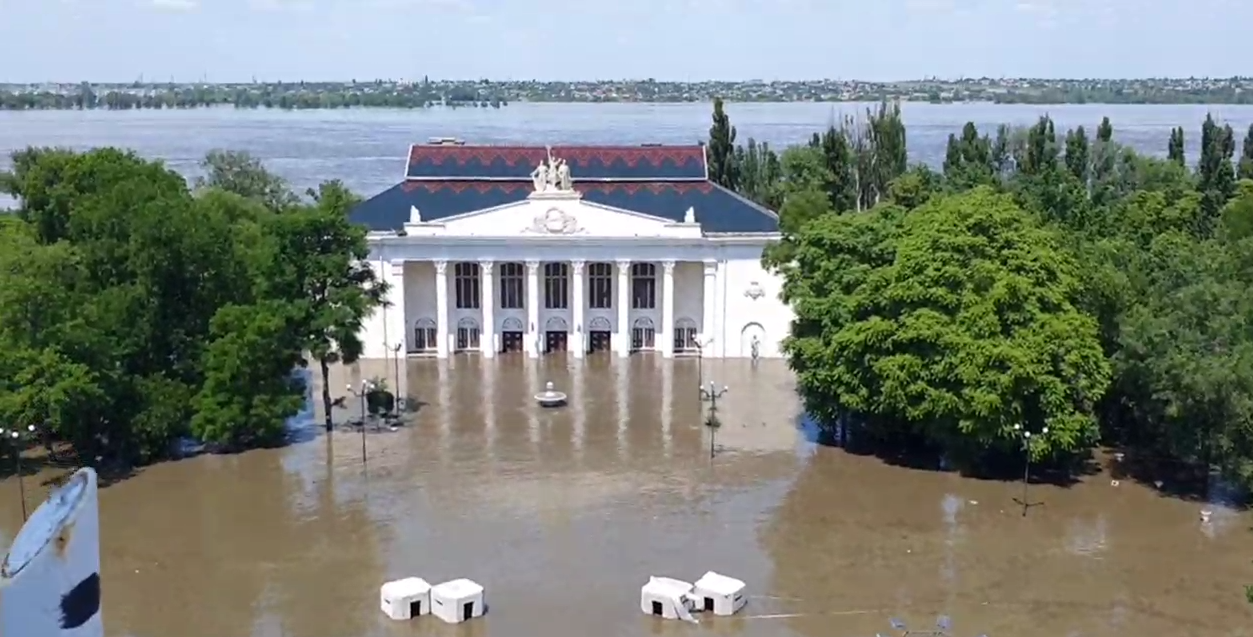 Экс-мэр Краснодара 6 июня показал затопленную Новую Каховку