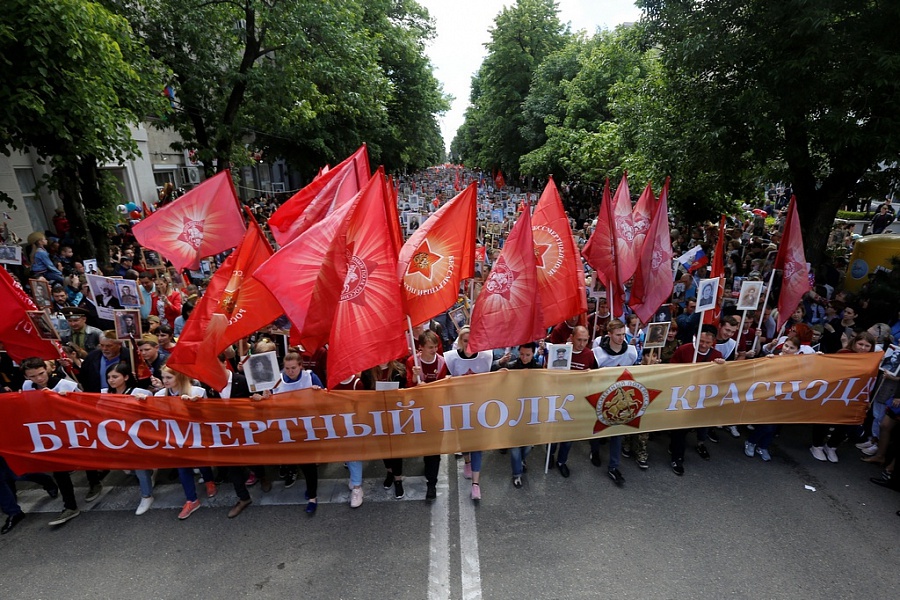 Во время проведения акции «Бессмертный полк» в Краснодаре усилят меры безопасности