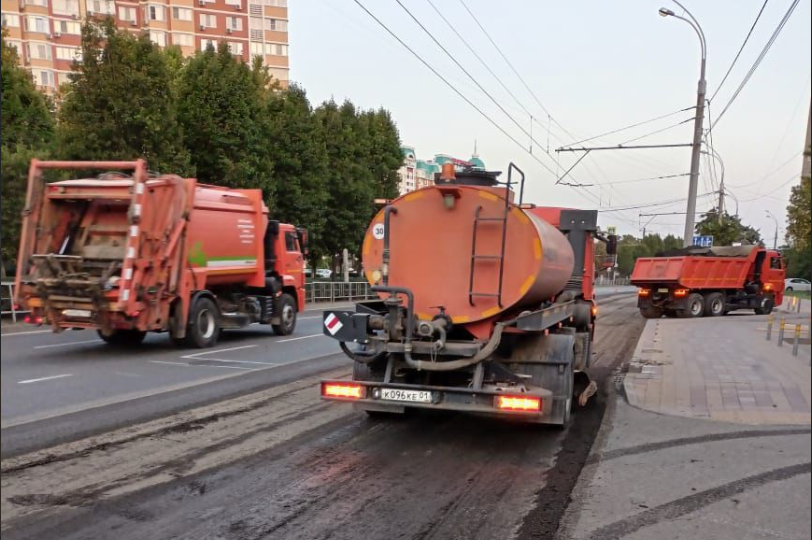 В Краснодаре начали ремонт ул. Ставропольской