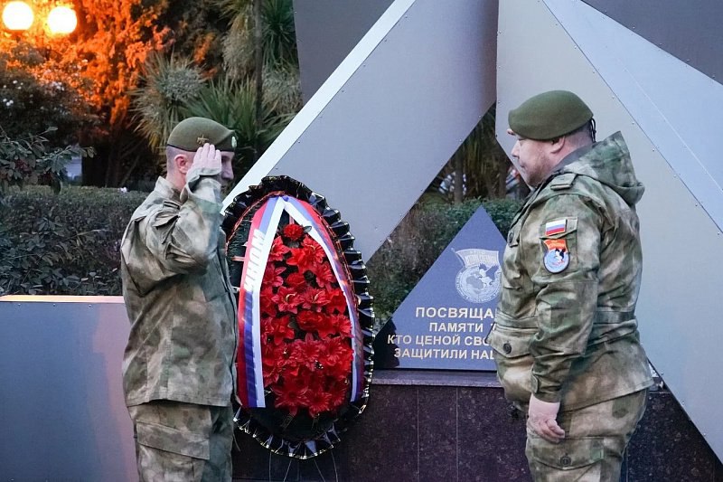 Память воинов, погибших в локальных конфликтах, почтили в Сочи