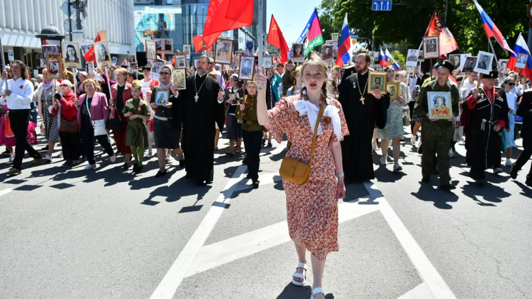 Около 115 тыс. краснодарцев прошли в "Бессмертном полку"